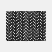 モノグラムイニシャル文字N フリースブランケット (正面(横))