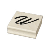 モノグラムイニシャル文字W ラバースタンプ (スタンプ)