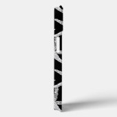 モノグラムイニシャル白黒ヒトデ柄かわいい Case-Mate iPhoneケース (裏面 / 右)