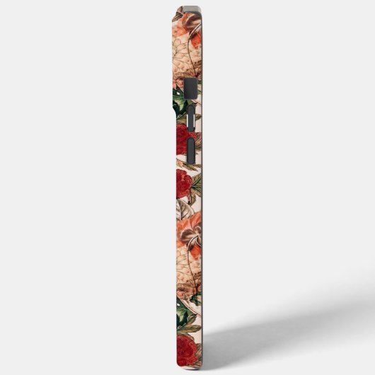 モノグラムイニシャル秋秋フローラiPhoneケース Case-Mate iPhoneケース (裏面 / 左)