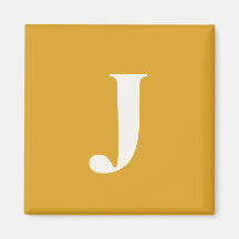 モノグラムイニシャル イエロー