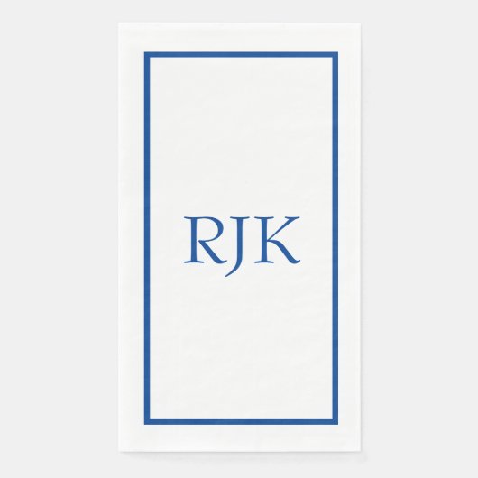 モノグラムイニシャル オーダーメイド ネーム ブルー トレンディ 2023 (正面)