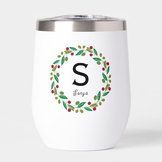 モノグラムイニシャル – クリスマス (正面)