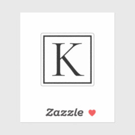 モノグラムイニシャル シール