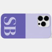 モノグラムイニシャル ミニマリスト おしゃれ Case-Mate iPho iPhoneケース (裏面 (横))