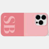モノグラムイニシャル ミニマリスト おしゃれ Case-Mate iPho iPhoneケース (裏面 (横))
