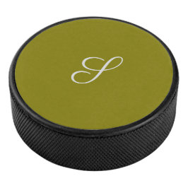モノグラムイニシャル ミニマリストsage green  アイスホッケーパック