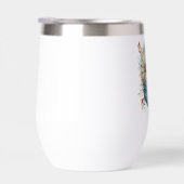 モノグラムイニシャルCブルーフローラ水色ギフト彼女 (右面)