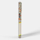 モノグラムイニシャルC緑と赤の小さな花 Case-Mate iPhoneケース (裏面 / 右)