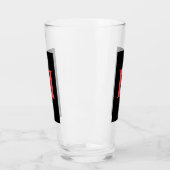 モノグラムイニシャルHビール タンブラーグラス (左)