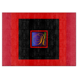 モノグラムイニシャルR カッティングボード