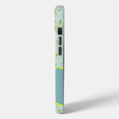 モノグラムイニシャルTアクアスモールフラワー Case-Mate iPhoneケース (裏面 / 左)