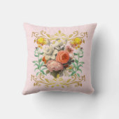 モノグラムイングリッシュガーデンヴィンテージフローラ クッション (裏面)