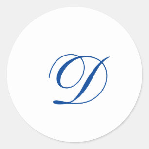 モノグラムイングリッシュヴィヴァーススタイル封筒用シール ラウンドシール