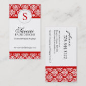 モノグラムインテリアデコレーター名刺 名刺 (正面/裏面)