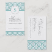 モノグラムインテリアデコレーター名刺 名刺 (正面/裏面)