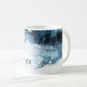 モノグラムウィンタースタッグアウトドアスマン コーヒーマグカップ (正面右)