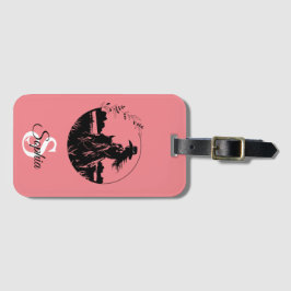 モノグラムウエスタンエクエストランホースエレガント女性のカーボーイ ラゲッジタグ