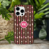 モノグラムウエスタンボホアローズデザート女性のカーボーイ Case-Mate iPhoneケース