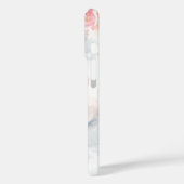 モノグラムウォーターカラーエアリーフローラアートパーソナライズされた Case-Mate iPhoneケース (裏面 / 左)