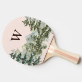 モノグラムウォーターカラーパインフォレスト&マウンテン素朴 卓球ラケット (横)