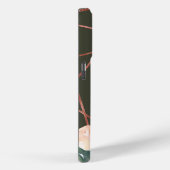 モノグラムウォーターカラーフローラダークグリーン Case-Mate iPhoneケース (裏面 / 右)