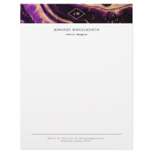 モノグラムウォーターカラープロフェッショナルパープルアゲート