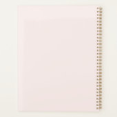 モノグラムウォーターカラーボホピンクブルゴーニュバラへ プランナー手帳 (裏面)