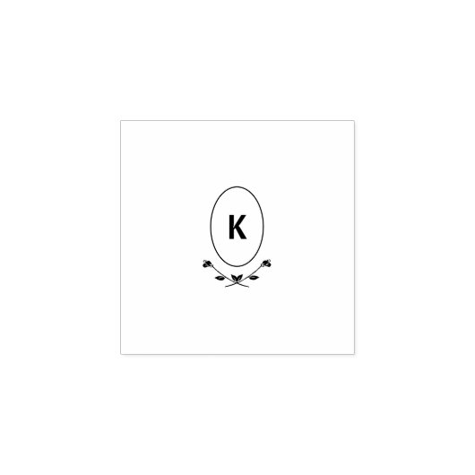 モノグラムウッドアートスタンプ ラバースタンプ (インプリント)