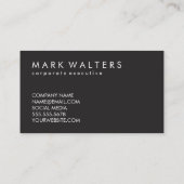 モノグラムウッドツートーン 名刺 (裏面)