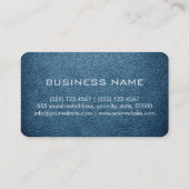 モノグラムエアフォースブルーレザールック 名刺 (裏面)