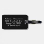 モノグラムエグゼクティブグレーレザースタイル ラゲッジタグ (裏面横)