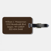 モノグラムエグゼクティブブラウンレザースタイル ラゲッジタグ (裏面横)