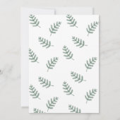 モノグラムエバーグリーン結婚リース 招待状 (裏面)