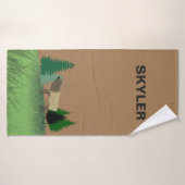 モノグラムエルク バスタオル (バスタオル)