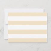 モノグラムエレガントイエロー縁どミニマリスト ノートカード (裏面)