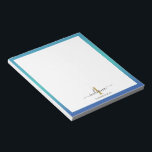 モノグラムエレガントイニシャルスクリプトカスタム ノートパッド<br><div class="desc">ノートエレガントパッドは保のアイディアや便利なTo Doリストに最適。イニシャル、名前、姓でパーソナライズして、毎日の使い方にユニーク優しい文房具の1つを作成する。年間を通じて、特別な機会に最適な贈り物を提供。</div>