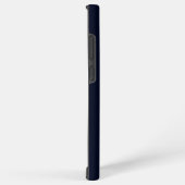 モノグラムエレガントイニシャルダークブルー SAMSUNG GALAXYケース (右側面)