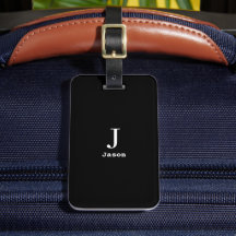 モノグラムエレガントイニシャル名ブパーソナライズされたラック