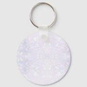 モノグラムエレガントイニシャル文字曼荼羅付き キーホルダー (裏面)