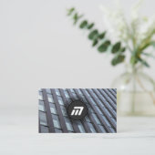 モノグラムエレガントクリーン硝子化粧室 名刺 (スタンド正面)