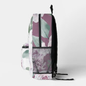 モノグラムエレガントクレストラベンダーウォーター花模様 プリントバックパック (右)