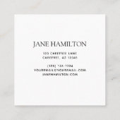 モノグラムエレガントグリッターバルーンアポイントメントカード 予約カード (裏面)