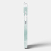 モノグラムエレガントグリーンウォーター色 Case-Mate iPhoneケース (裏面 / 左)