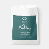 モノグラムエレガントグリーンジュエル結婚トーン フェイバーバッグ (正面)