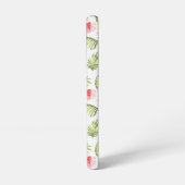 モノグラムエレガントグリーンボタニカルパーム葉 SAMSUNG GALAXYケース (左側面)