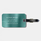 モノグラムエレガントグリーン ラゲッジタグ (裏面横)