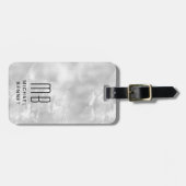 モノグラムエレガントグレイ ラゲッジタグ (正面横)