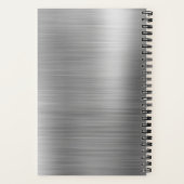 モノグラムエレガントシルバーグレイ旅行 ノートブック (裏面)