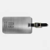 モノグラムエレガントシルバーグレー ラゲッジタグ (正面横)